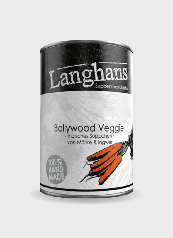 BOLLYWOOD VEGGIE . Indisches Süppchen von Möhre und Ingwer