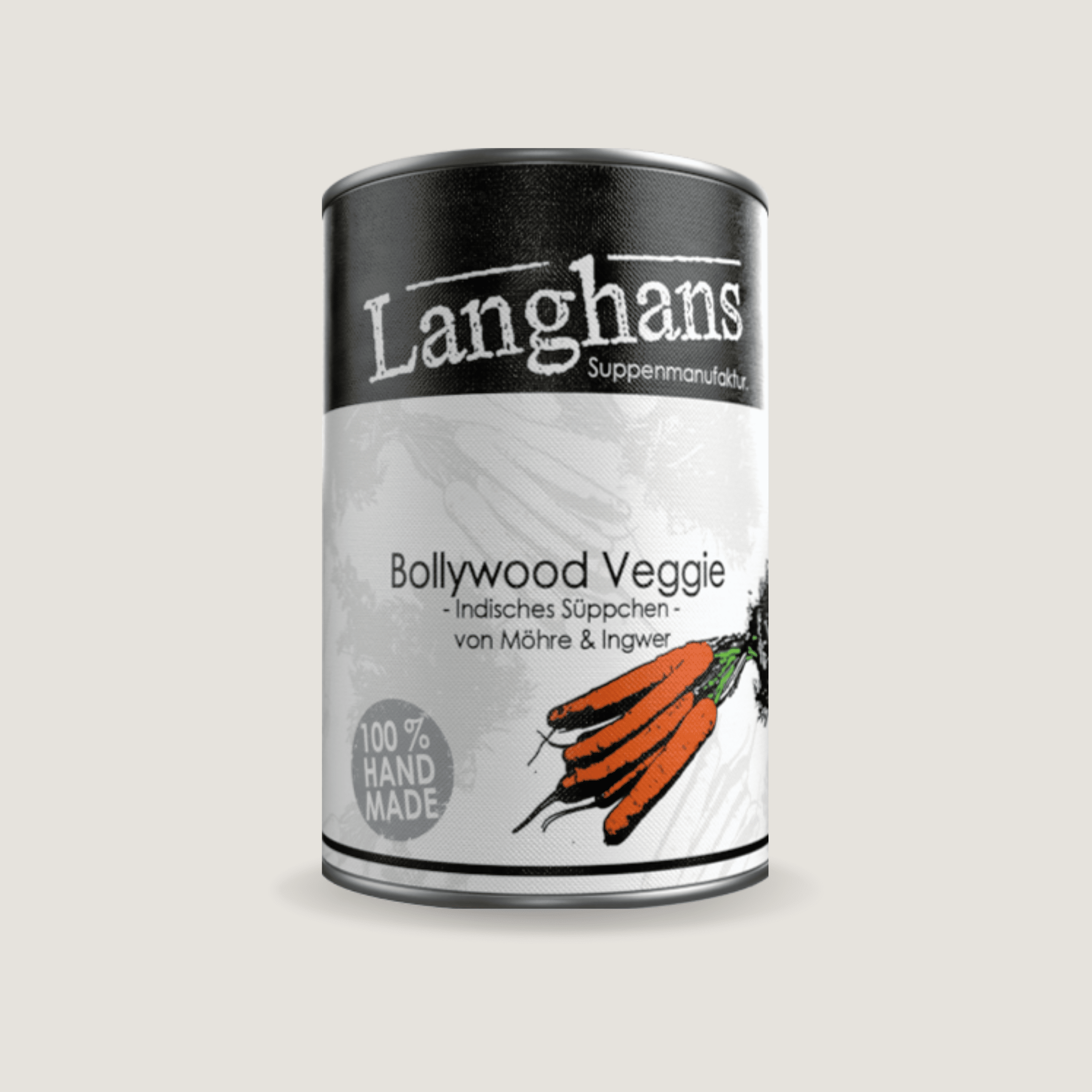 BOLLYWOOD VEGGIE . Indisches Süppchen von Möhre und Ingwer