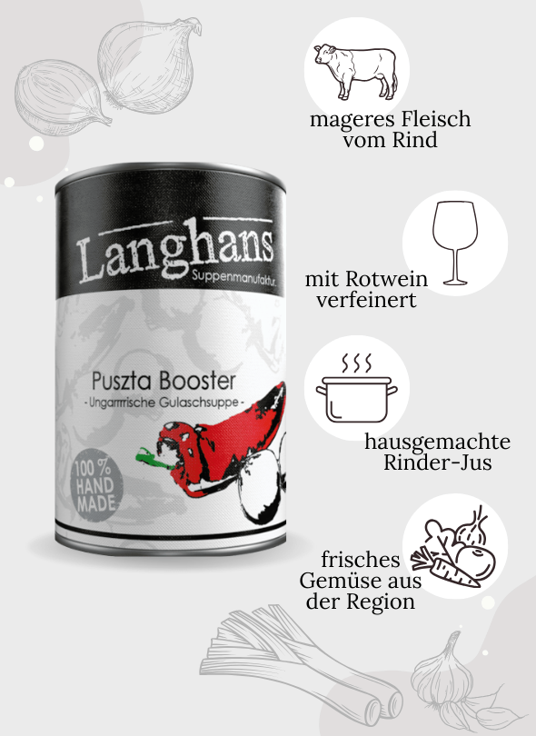 PUSZTA BOOSTER . Ungarrrrische Gulaschsuppe