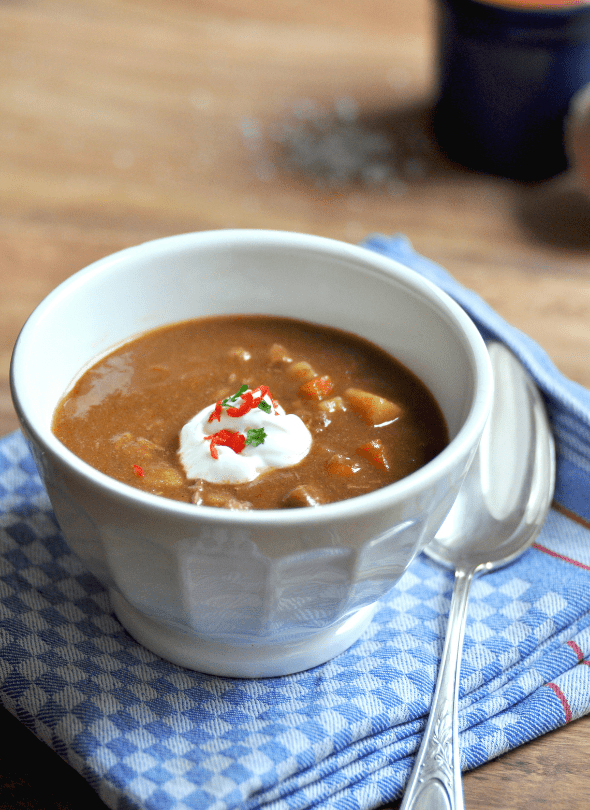 PUSZTA BOOSTER . Ungarrrrische Gulaschsuppe