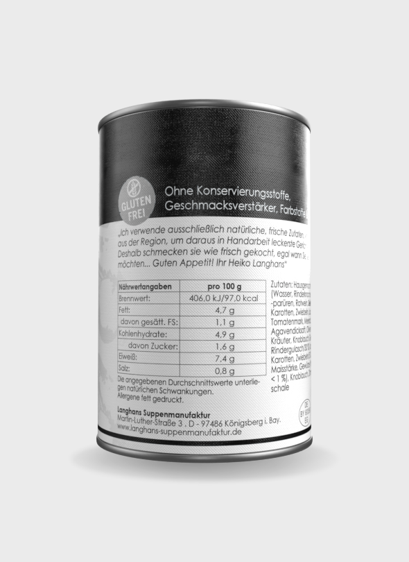 PUSZTA BOOSTER . Ungarrrrische Gulaschsuppe