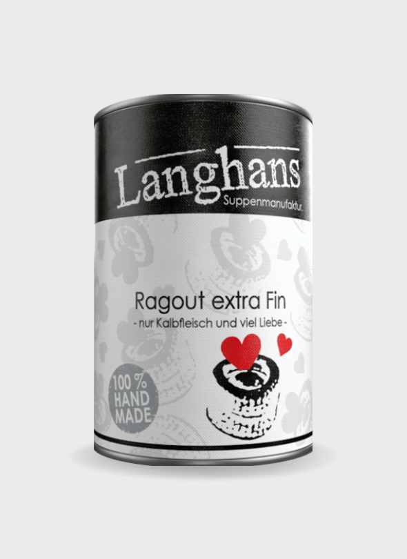 RAGOUT EXTRA FIN . Ragout fin aus Kalbfleisch
