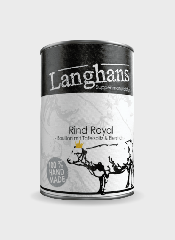 RIND ROYAL . Bouillon mit Tafelspitz & Eierstich