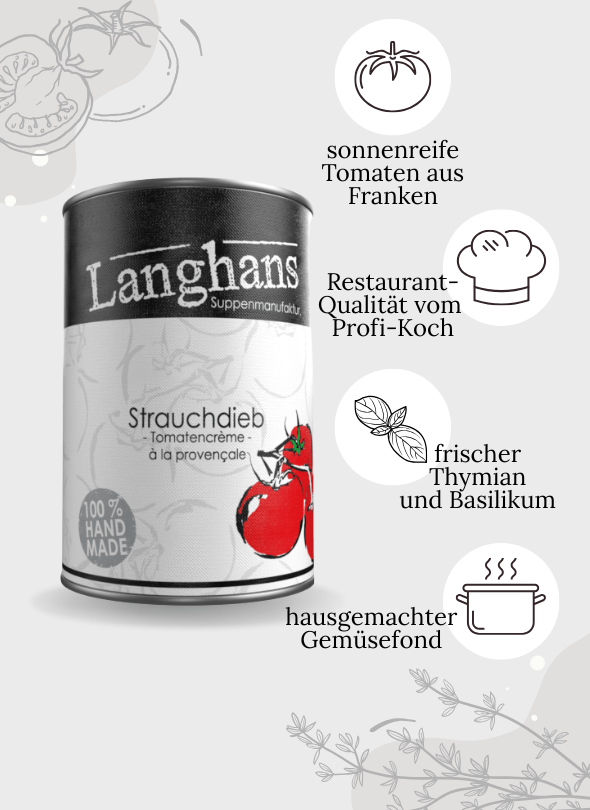 STRAUCHDIEB . Tomatencreme á la provencale